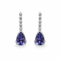 Ohrringe Moraglione Dame in Gold Tanzanite LNOBG027T